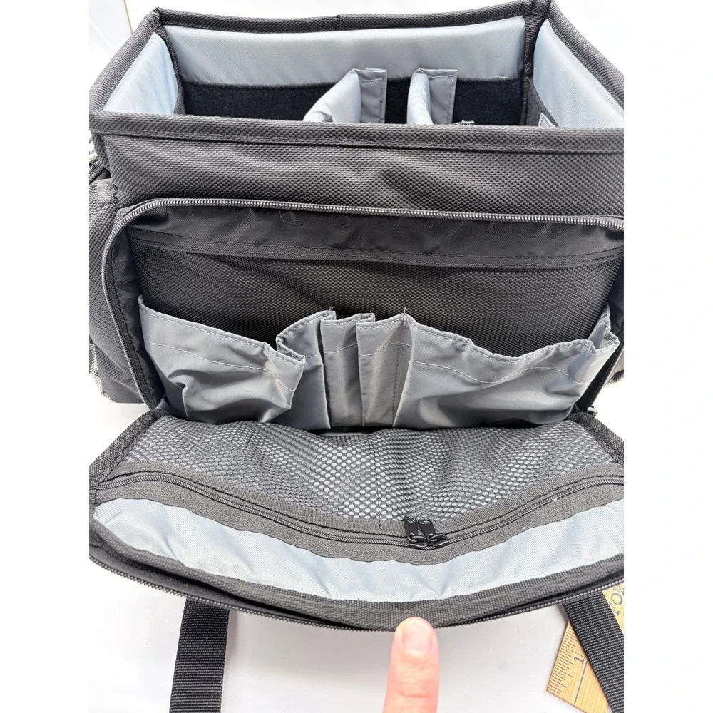 Canon Camera Bag Unisex OS Black Deluxe Gadget Bag Padded Shoulder Strap Travel